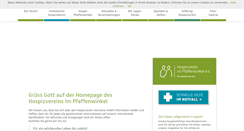 Desktop Screenshot of hospiz-pfaffenwinkel.de